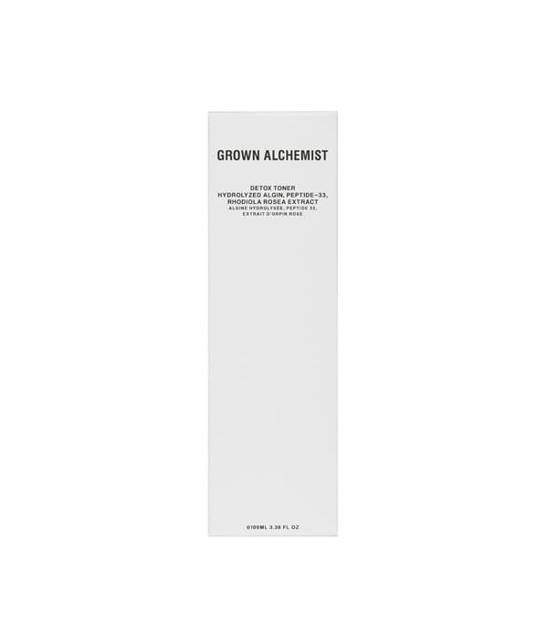Grown Alchemist Cleaners & Toners Detox Toner (Hydrolyzed Algin, Peptide-33, Rhodiola Rosea Extract) (100ml)