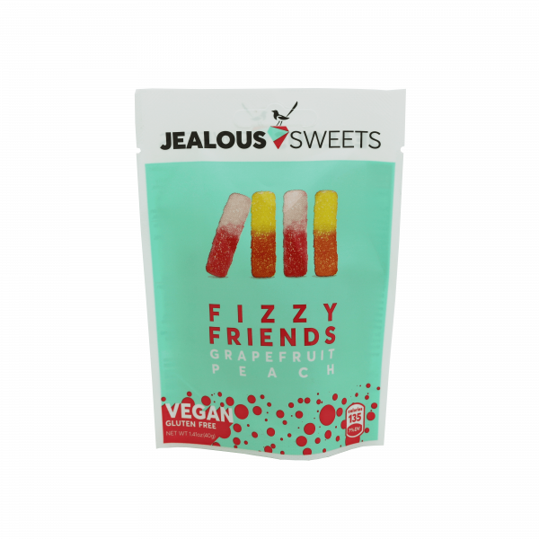 Vegan Fizzy Friends Gummies (Grapefruit + Peach) 40g