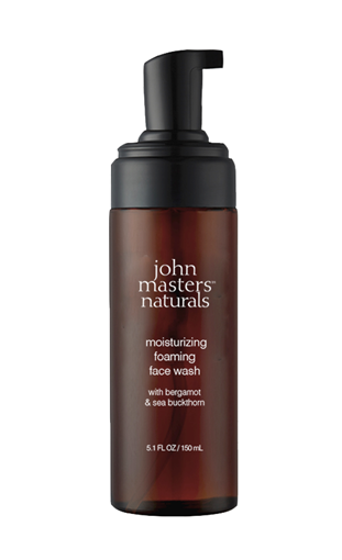John Masters Naturals Moisturizing Foaming Face Wash with Bergamot & Sea Buckthorn