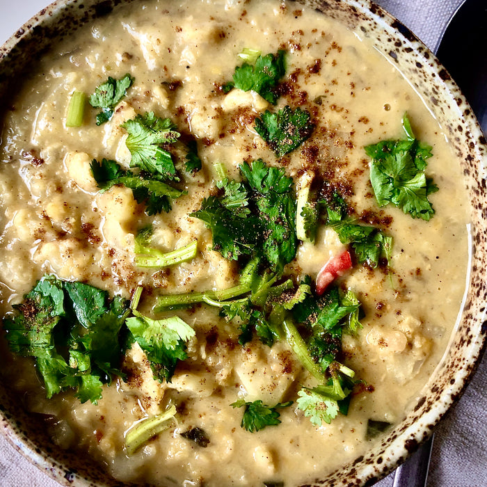 KIRREats: Roasted Cauliflower and Lentil Coconut Soup by @SincerelyAline - KIRR
