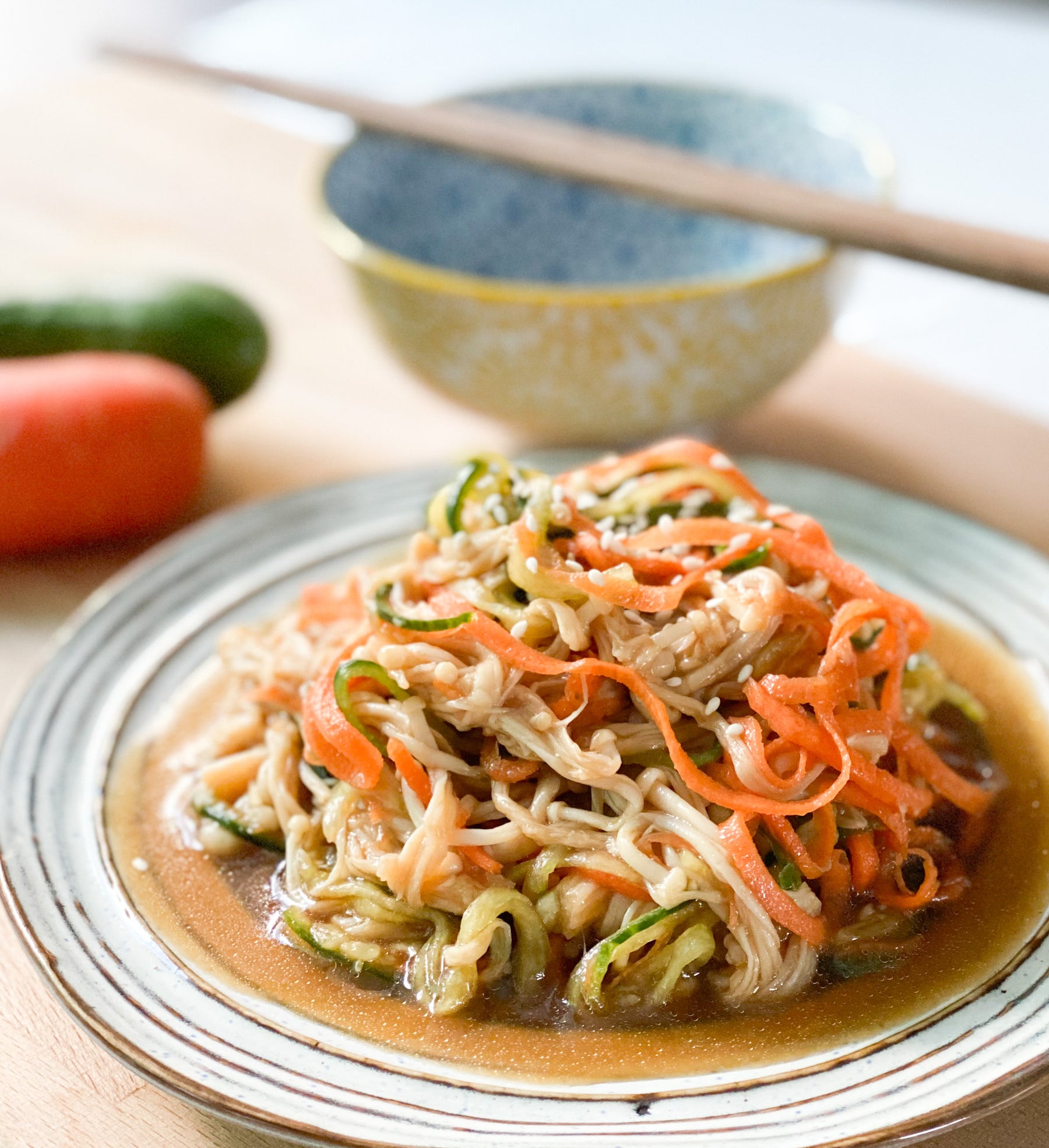 KIRREats: Enoki Mushroom Salad by @Styleinkhk - KIRR