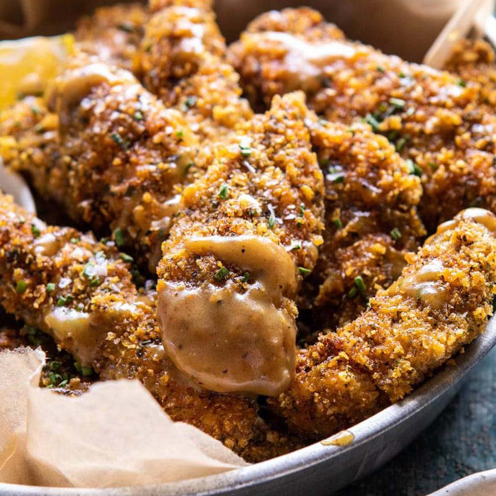 KIRR Eats: Baked Spicy Ranch Organic Chicken Fingers with Honey Mustard - KIRR