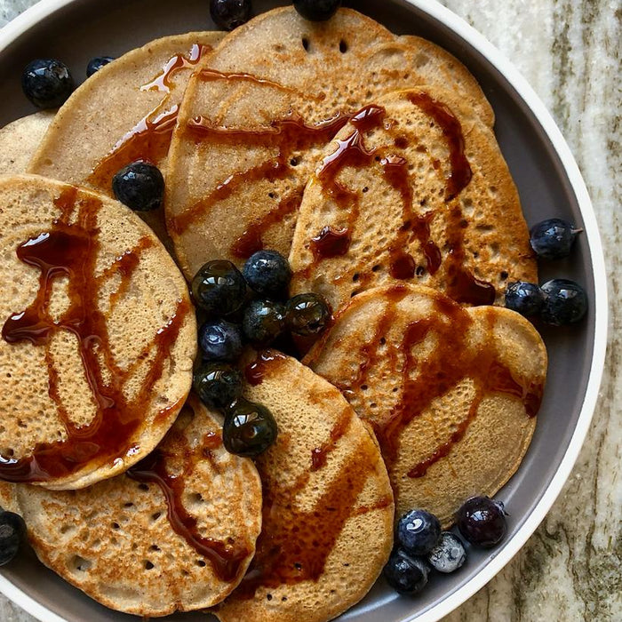 KIRREats: Buckwheat Brown Rice Amazake Pancakes by @SincerelyAline - KIRR