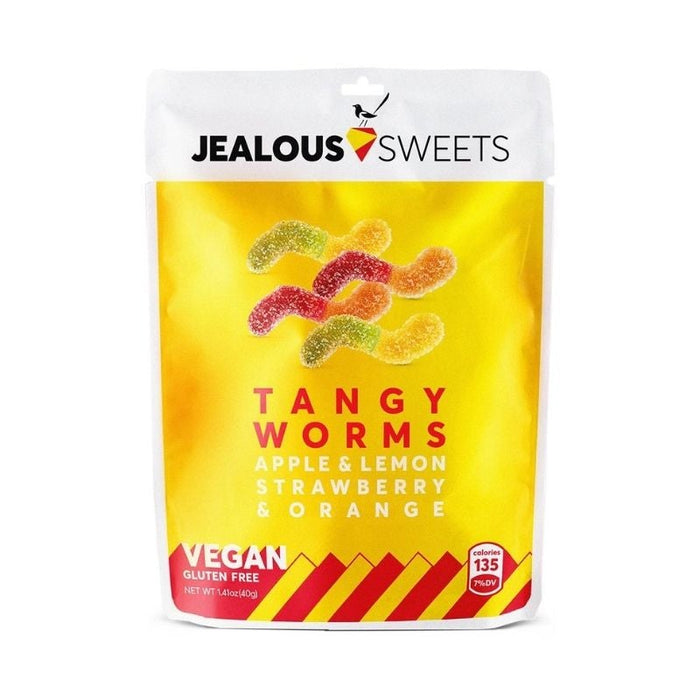 Vegan Tangy Worms (Apple + Lemon + Strawberry + Orange) 120g