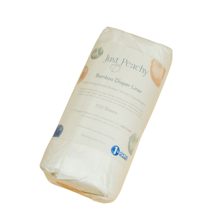 Bamboo Biodegradable Diaper Liners (100 sheets)
