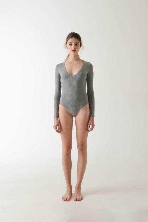 Annibody Bodysuits Reese Body (Grey Heather)