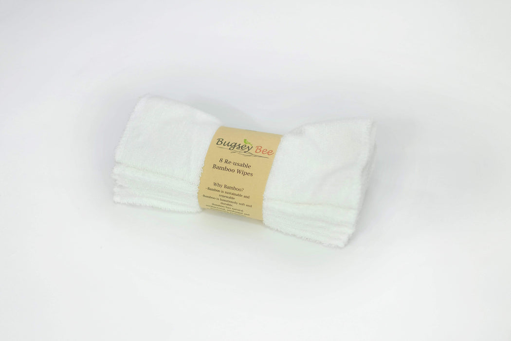 Bugsey Bee Hankies & Towels Bamboo Nappy Wipes (Set of 8)