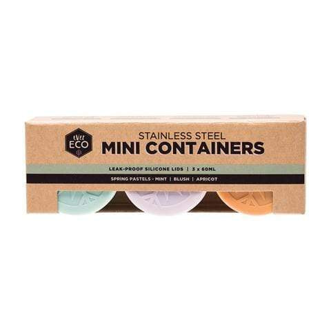 Ever Eco Food Storage Mini containers pastels (3 x 60ml)