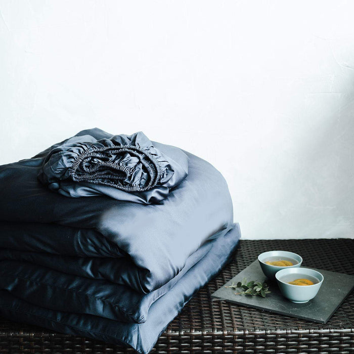 Naked Lab Bedding Midnight Blue Bamboo Classic Bedding Set