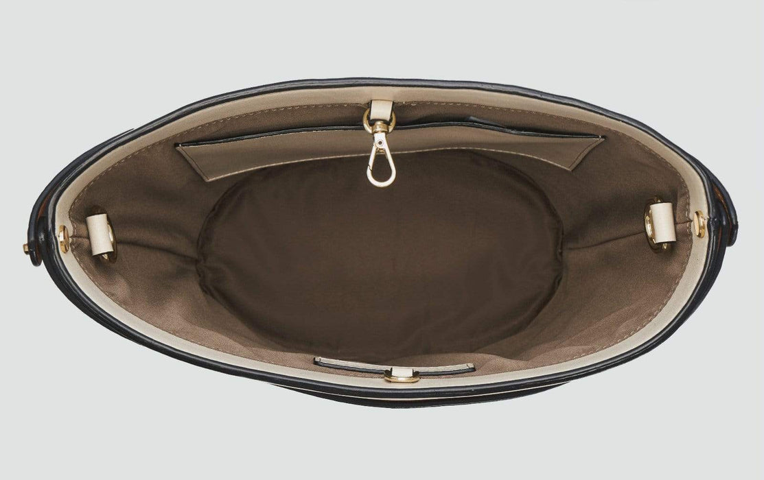 O.N.E Accessories Cage Bucket Bag (Oat & Caramel)