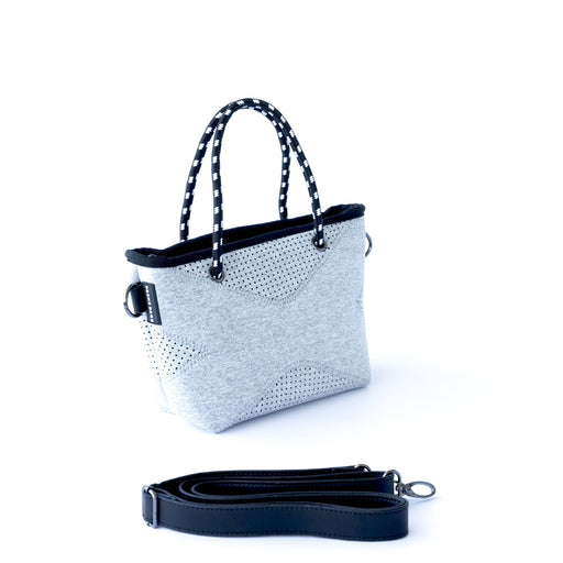 Prene Bags Accessories Light Grey Marble Neoprene Crossbody/Handbag XXS
