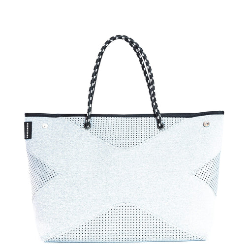 Prene Bags Accessories The X Bag Neoprene Tote Bag (Light Grey Marble)