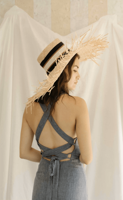 Róu Dresses & Overalls Olivia Dress In Indigo