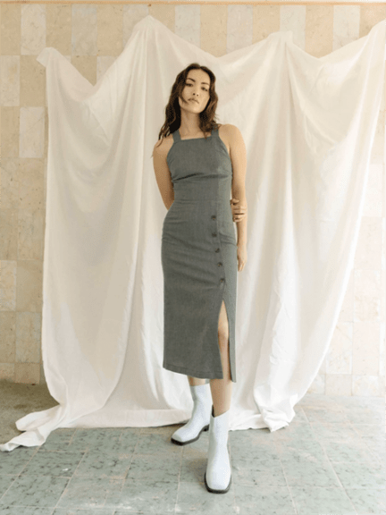 Róu Dresses & Overalls Olivia Dress In Sage