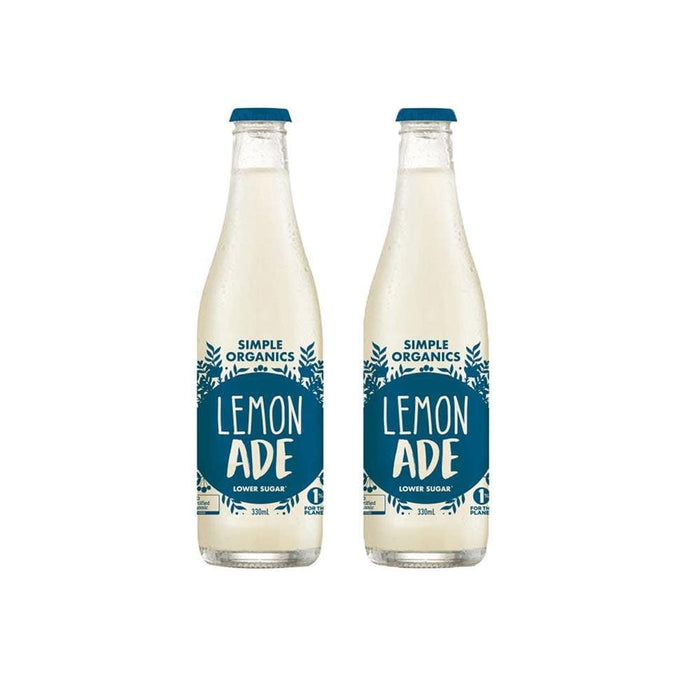 Simple Organics Juice & Soda Organic Lemonade (330ml)/2 Bottles
