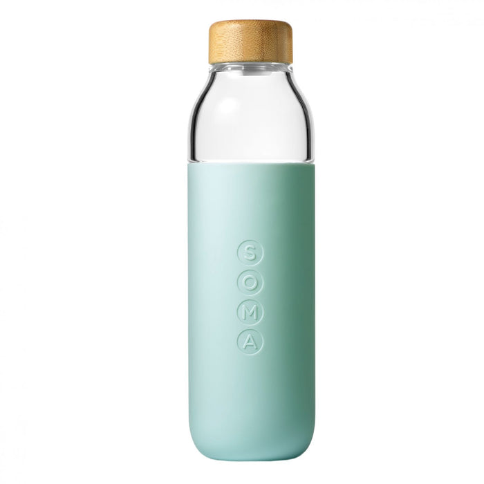 Soma Drinkware Glass Water Bottle (Mint)