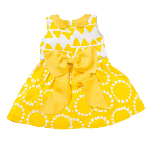 The House of Fox Dresses & Overalls Celebrate Peter Pan Dress In Yellow