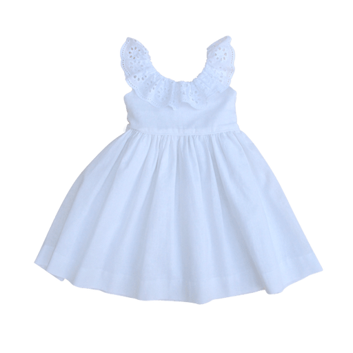 The House of Fox Dresses & Overalls Poppy Dress in White