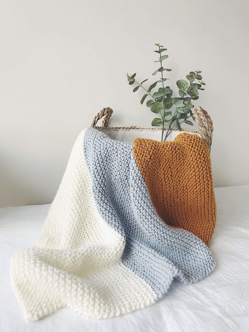 The Knitting Room Blankets & Throws Baby Blanket Kit (Stripey)