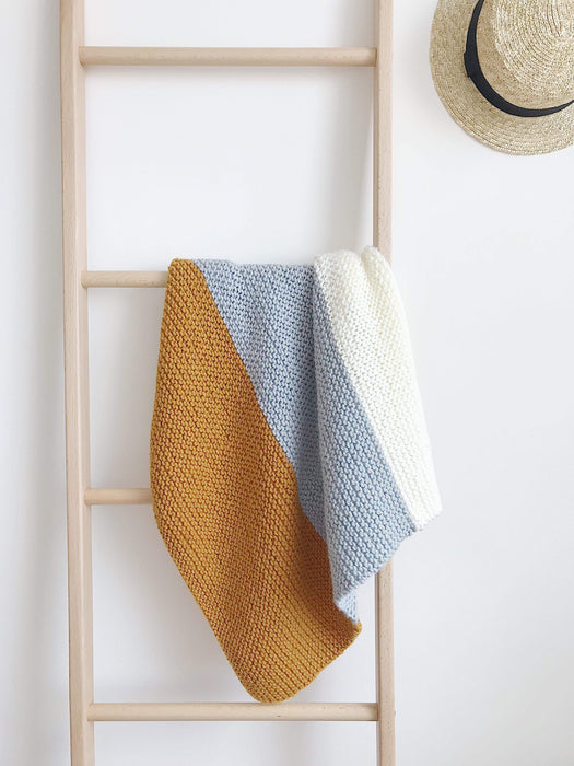 The Knitting Room Blankets & Throws Baby Blanket Kit (Stripey)