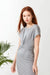 Tove & Libra Dresses & Overalls Knotted Dress - Grey Terry