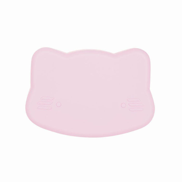 We Might Be Tiny Kid's Tableware Cat Snackie In Powder Pink