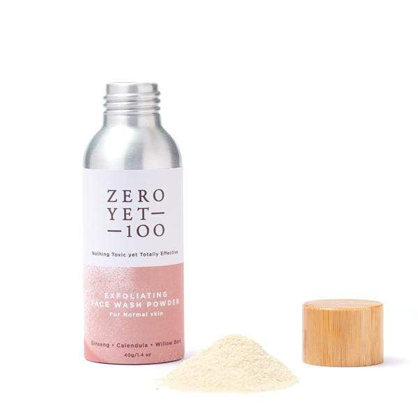 ZeroYet100 Cleaners & Toners Exfoliating Face Wash Powder