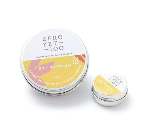 ZeroYet100 Deodorant Z3 Refresh Deodorant Aluminum Pot