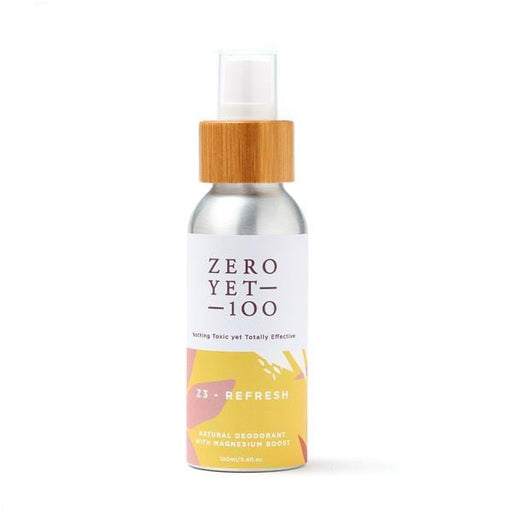 ZeroYet100 Deodorant Z3 Refresh Deodorant Spray