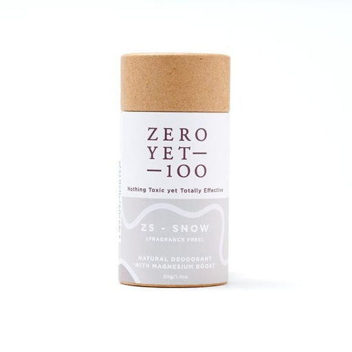 ZeroYet100 Deodorant Z5 Snow Deodorant Push Up Stick (No Fragrance)